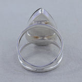 925 Silver Iolite Sunstone Ring