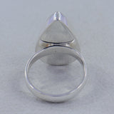 Blue Sparkle Iolite Sunstone Silver Ring