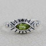 925 Sterling Silver Garnet Rings