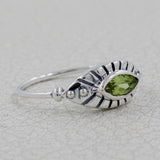 925 Sterling Silver Garnet Rings