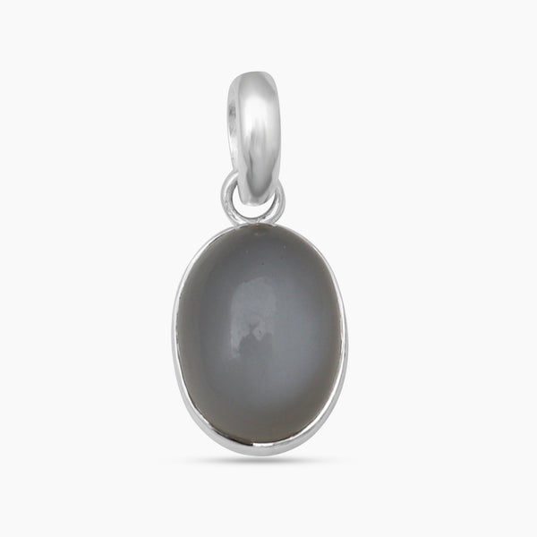 Grey Moonstone Silver Pendants