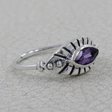 925 Sterling Silver Garnet Rings