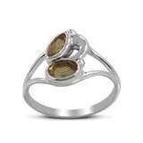 Garnet Silver Rings