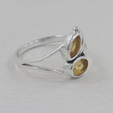 Garnet Silver Rings