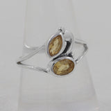 Garnet Silver Rings