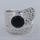 925 Sterling Silver Black Onyx Ring
