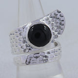 925 Sterling Silver Black Onyx Ring