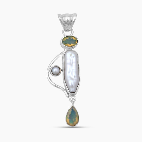 Fresh Water Pearl Silver Pendants