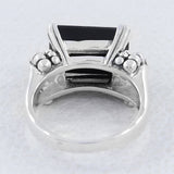 925 Sterling Silver Black Onyx Ring
