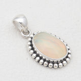 925 Sterling Silver Ethiopian Opal Pendants