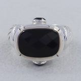 925 Sterling Silver Black Onyx Ring