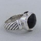 925 Sterling Silver Black Onyx Ring