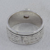 925 Sterling Silver Two Tone Black Onyx Rings