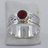 925 Sterling Silver Two Tone Black Onyx Rings