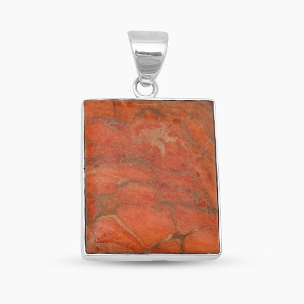 925 Sterling Silver Sponge Coral Pendants