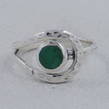 925 Sterling Silver Garnet Ring