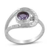 925 Sterling Silver Garnet Ring