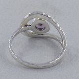 925 Sterling Silver Garnet Ring