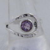 925 Sterling Silver Garnet Ring