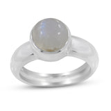 925 Sterling Silver Larimar Ring