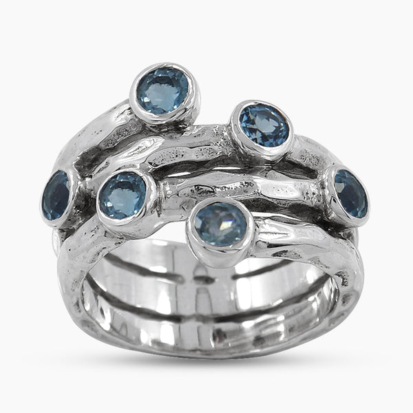 925 Sterling Silver Garnet Rings