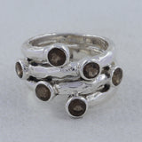 925 Sterling Silver Garnet Ring
