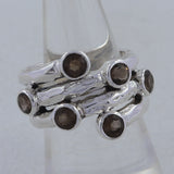 925 Sterling Silver Garnet Ring