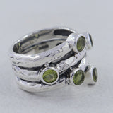 925 Sterling Silver Garnet Ring