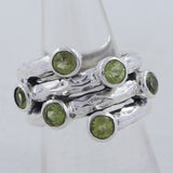 925 Sterling Silver Garnet Ring