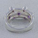 925 Sterling Silver Amethyst Rings