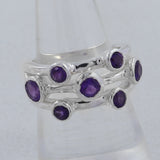 925 Sterling Silver Amethyst Rings