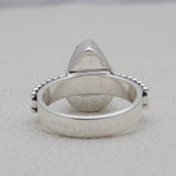 925 Sterling Silver Pyrite Druzy Rings