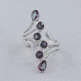 Amethyst Silver Women's Ring