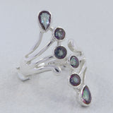 Amethyst Silver Women's Ring