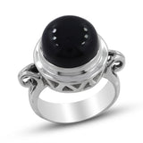 925 Sterling Silver Blue Topaz Rings
