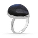 925 Sterling Silver Labradorite Rings