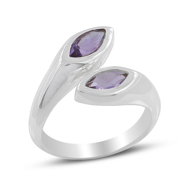 925 Sterling Silver Garnet Ring