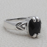 925 Sterling Silver Black Onyx Rings