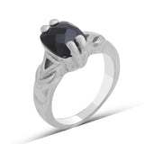 925 Sterling Silver Black Onyx Rings