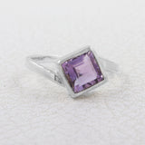 925 Sterling Silver Blue Topaz Ring