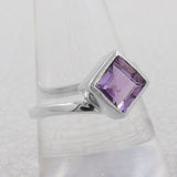 925 Sterling Silver Blue Topaz Ring