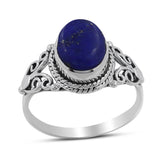 925 Silver Ethiopian Opal Ring