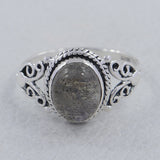 925 Silver Ethiopian Opal Ring