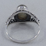 925 Silver Ethiopian Opal Ring