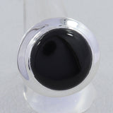 925 Sterling Silver Black Onyx Ring
