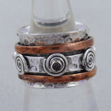 925 Sterling Silver Dual Tone Tourmaline Rings