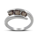 Natural Blue Topaz Silver Ring
