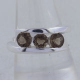 Natural Blue Topaz Silver Ring
