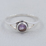 Natural Peridot Silver Rings