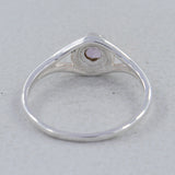 Natural Peridot Silver Rings
